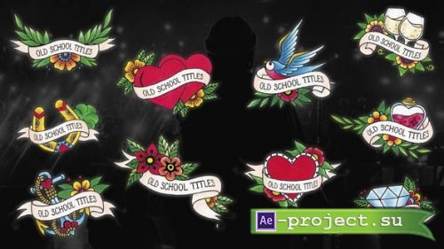 Videohive - Old School Titles - 40225877 - Project for After Effects