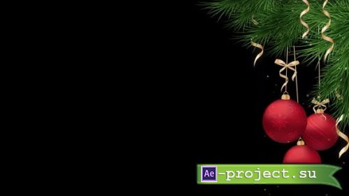 Videohive - Christmas and New Year frame with holiday ornaments - 34968128 - Motion Graphics