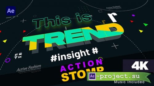 Videohive - Stomp - Action Typography - 40108175 - Project for After Effects