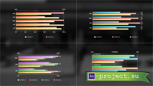 Videohive - Horizontal Column Infographic - 40114821 - Project for After Effects