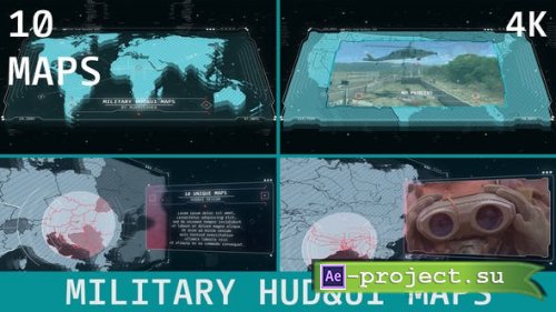 Videohive - Military HUD UI Maps - 40259323 - Project for After Effects