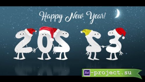 Videohive - New Year Cartoon 2023 | After Effects - 40306397 - Project for After Effects