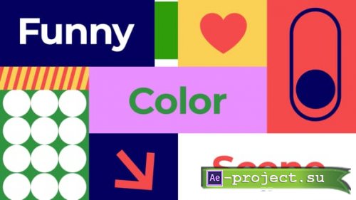 Videohive - Funny Color Scene - 40295916 - Project for After Effects