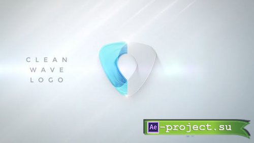 Videohive - Clean Wave Logo - 40246559 - Project for After Effects