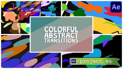 Videohive - Colorful Abstract Transitions | After Effects - 40269443 - Project for After Effects