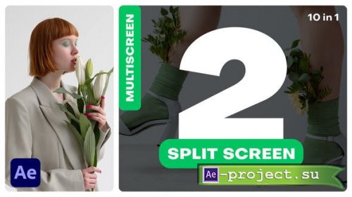 Videohive - Multiscreen - 2 Split Screen - 40325161 - Project for After Effects