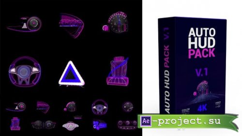 Videohive - AUTO HUD Pack V.1 - 40325167 - Project for After Effects