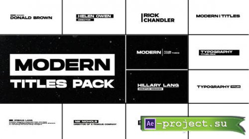 Videohive - Modern Lower Thirds | After Effects - 40316238 - Project for After Effects