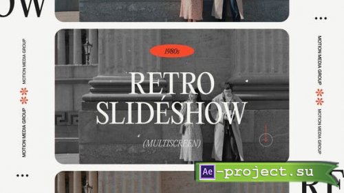 Videohive - Multi Screen Retro Slideshow - 40240035 - Project for After Effects