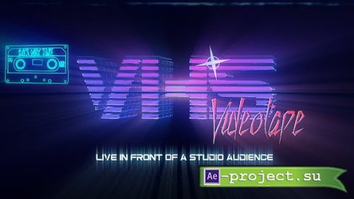 Videohive - 80s VHS Scan Logo Reveal - 40359057 - Project for After Effects