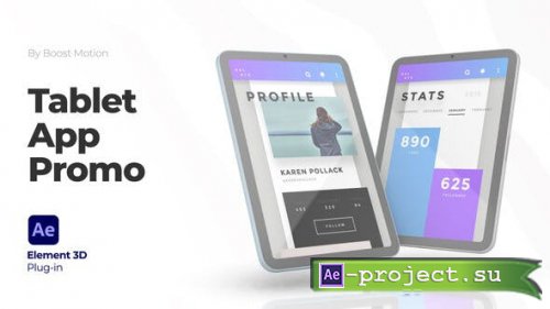 Videohive - Tablet App Promo - Website Presentation - 36329084 - Project for After Effects