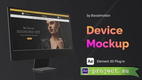 Videohive - Fashion - Website Presentation Fashion Device Mockup - 39638512 - Project for After Effects