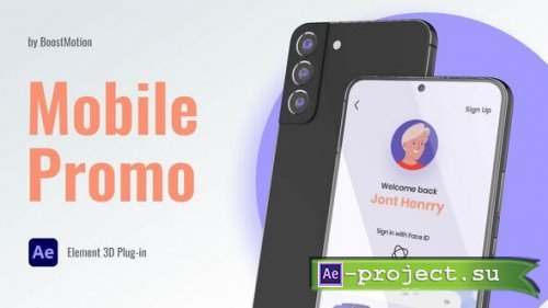 Videohive - Mobile Promo App Promotion - 38020992 - Project for After Effects