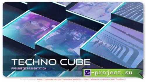 Videohive - Techno Cube Presentation - 40372868 - Project for After Effects