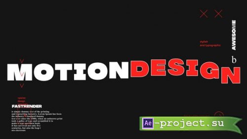 Videohive - Typo Modern - 40406323 - Project for After Effects
