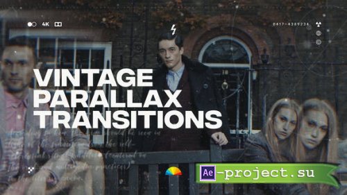 Videohive - Parallax Vintage Transitions - 38886230 - Project for After Effects