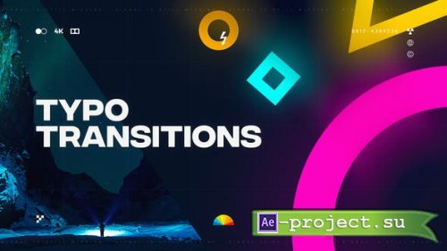 Videohive - Typo Transitions - 38794764 - Project for After Effects