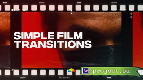 Videohive - Film Simple Transitions - 38819555 - Project for After Effects