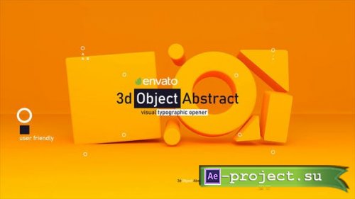 Videohive - 3d Object Logo V 0.5 - 40458515 - Project for After Effects