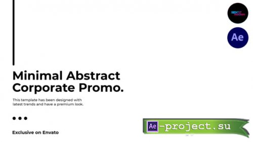 Videohive - Minimal Abstract Corporate Promo - 40473279 - Project for After Effects