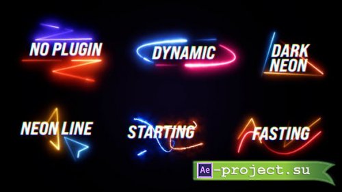 Videohive - Neon Text Animation - 40473202 - Project for After Effects