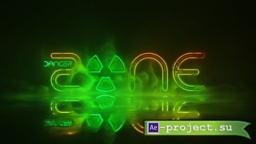 Videohive - Grunge Neon Logo - 40329568 - Project for After Effects
