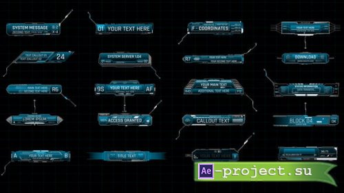 Videohive - HUD Callouts Pack - 32078711 - Project for After Effects