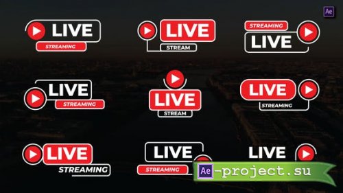 Videohive - Live Stream Titles | After Effects - 40497456 - Project for After Effects