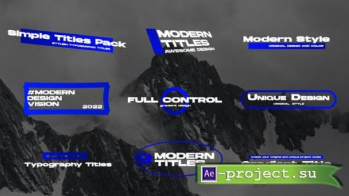 Videohive - Gradient Titles | AE - 40497888 - Project for After Effects