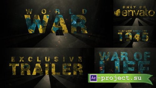 Videohive - War Trailer Teaser - 25821393 - Project for After Effects