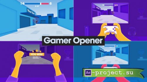 Videohive - Gamer Opener - 40458425 - Project for After Effects