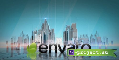 Videohive - Newspaper Glass City Opener - 7845270 - Project for After Effects