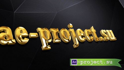 Golden Logo | Corporate - Project for After Effects