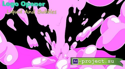 Videohive - Liquid And Bubbles Logo Opener 40701795 - Project For Final Cut & Apple Motion