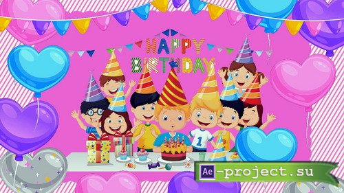 Проект ProShow Producer - Happy Birthday One More Time