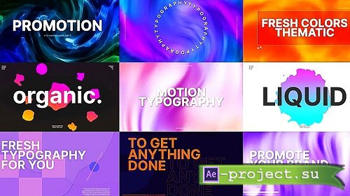 Motion Typography Slides 1206208 - Project for After Effects