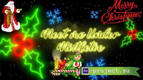 Videohive - Neon Christmas Scene 41826408 - Project For Final Cut & Apple Motion
