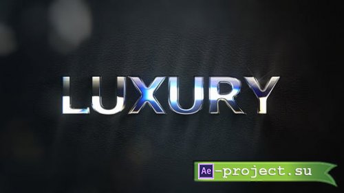 Videohive - Luxurious Logo Reveal - 40517057 - Project for After Effects