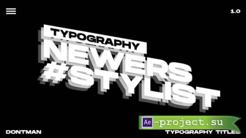 Videohive - Typography Titles 1.0 | After Effects - 40564252 - Project for After Effects