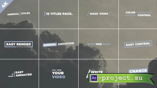 Videohive - Minimal Titles | After Effects - 40574392 - Project for After Effects