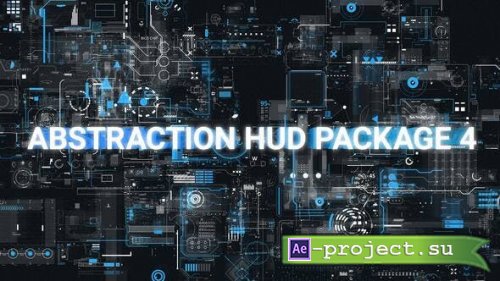 Videohive - Abstraction HUD Pack 4 - 40640690 - Project for After Effects