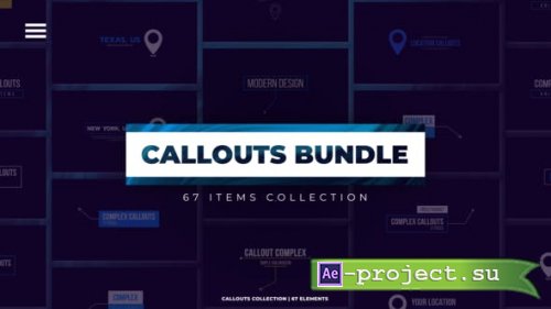 Videohive - CallOuts Bundle - 40628872 - Project for After Effects