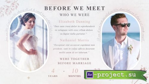 Videohive - Wedding Story Slideshow - 40728340 - Project for After Effects