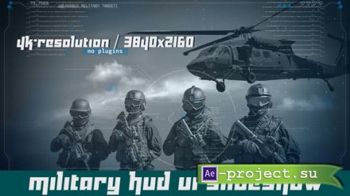 Videohive - Military HUD UI Slideshow - 40727437 - Project for After Effects
