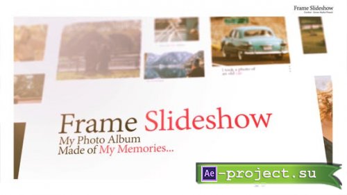 Videohive - Frame Slideshow - 40705824 - Project for After Effects