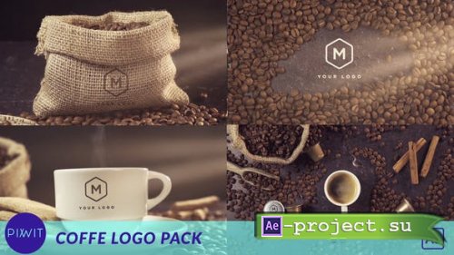 Videohive - Coffee Logo Pack - 40728321 - Project for After Effects