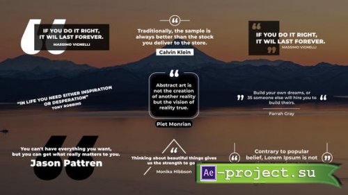 Videohive - Quotes Titles | After Effects - 40694563 - Project for After Effects