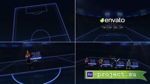 Videohive - Soccer Starting Lineup - 40192502 - Project for After Effects
