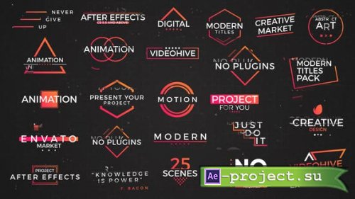 Videohive - Glitch Typography - 24178683 - Project for After Effects