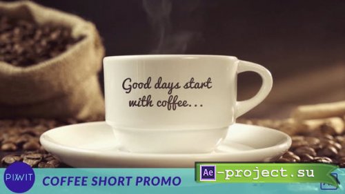 Videohive - Coffee Short Promo - 40756642 - Project for After Effects
